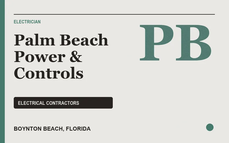 Palm Beach Power & Controls in Boynton Beach, Florida