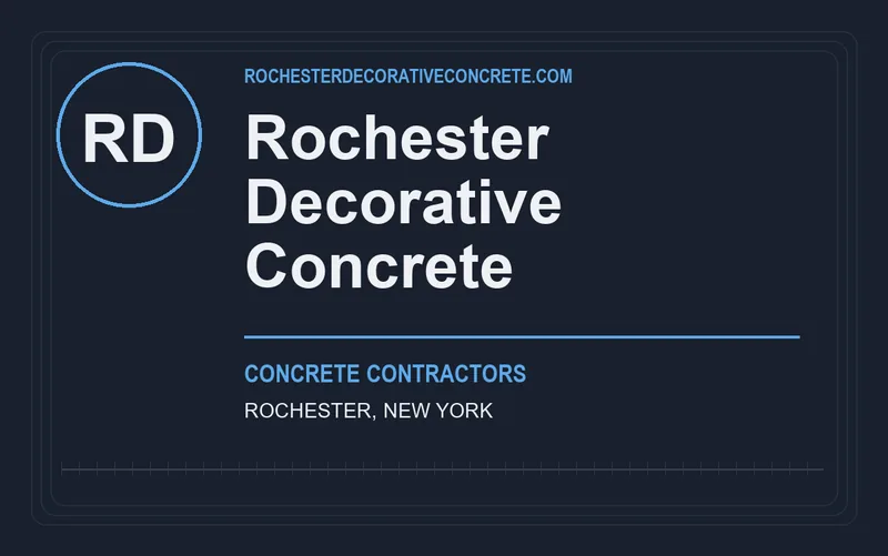 Rochester Decorative Concrete in Rochester, New York