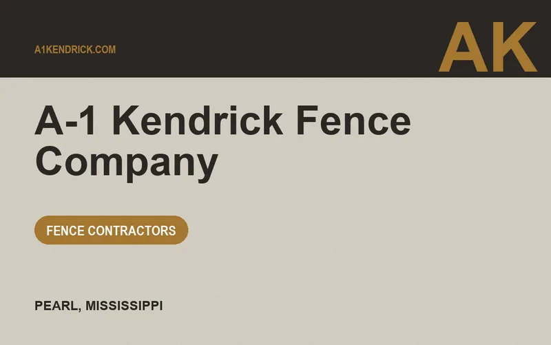 A-1 Kendrick Fence Company in Pearl, Mississippi