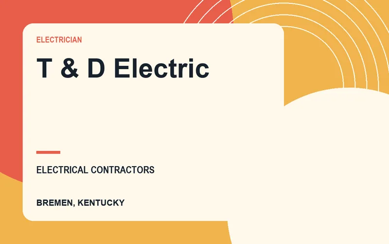 T & D Electric in Bremen, Kentucky