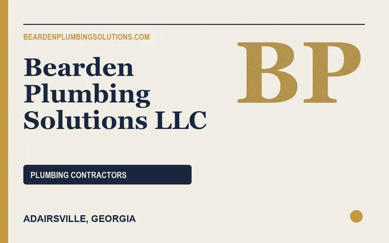 Bearden Plumbing Solutions LLC in Adairsville, Georgia