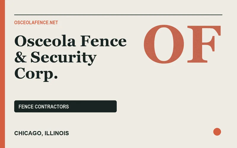 Osceola Fence & Security Corp. in Chicago, Illinois
