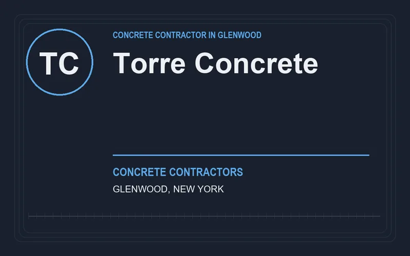 Torre Concrete in Glenwood, New York