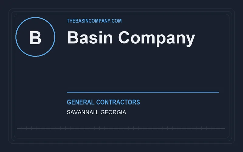 Basin Company in Savannah, Georgia