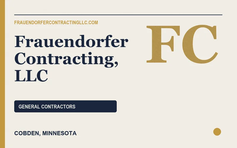 Frauendorfer Contracting, Llc in Cobden, Minnesota