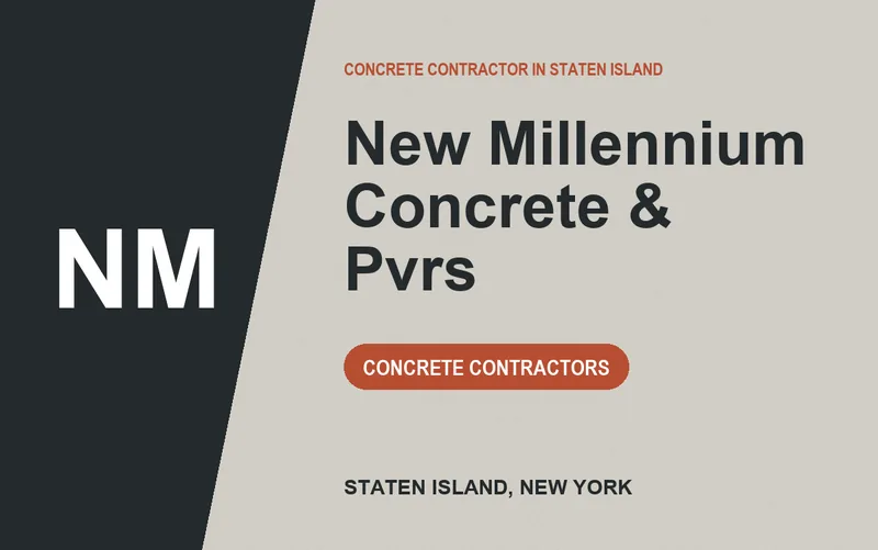 New Millennium Concrete & Pvrs in Staten Island, New York