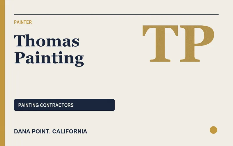 Thomas Painting in Dana Point, California