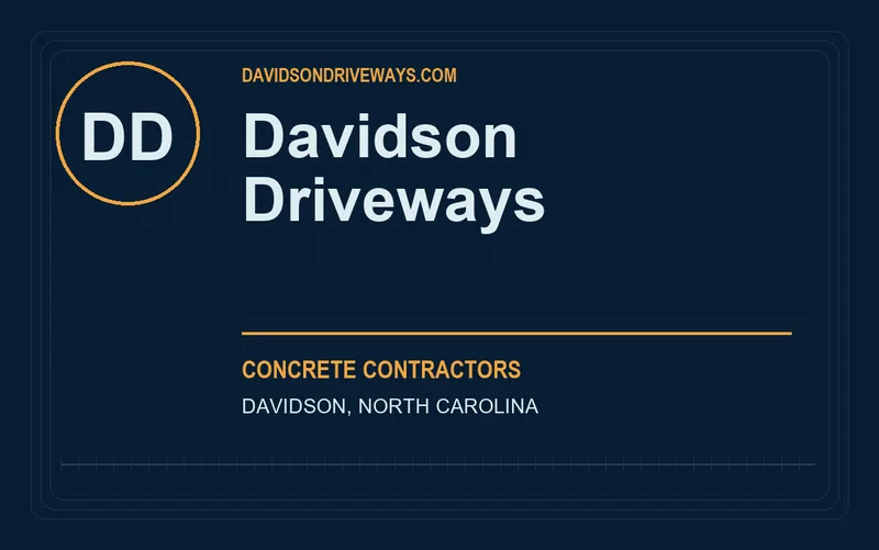Davidson Driveways in Davidson, North Carolina
