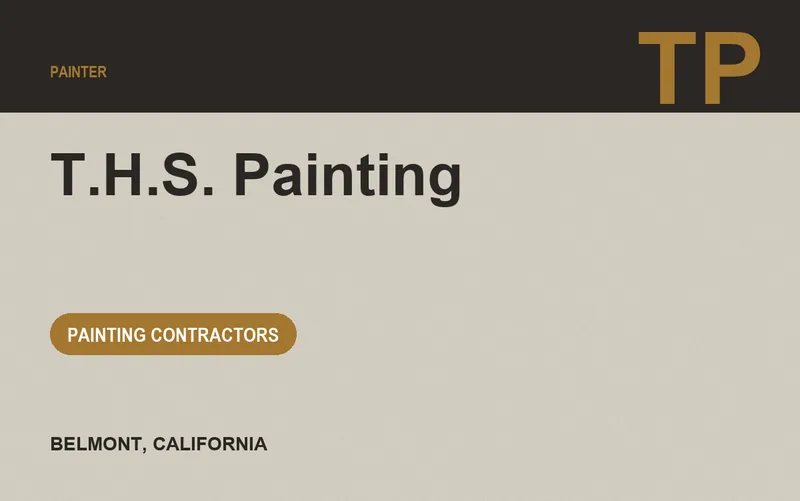 T.H.S. PAINTING in Belmont, California