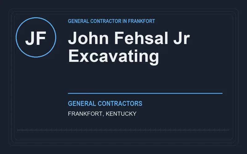 John Fehsal Jr Excavating in Frankfort, Kentucky