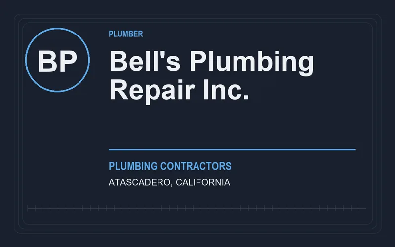 Bell's Plumbing Repair Inc. in Atascadero, California