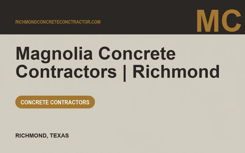 Magnolia Concrete Contractors | Richmond in Richmond, Texas