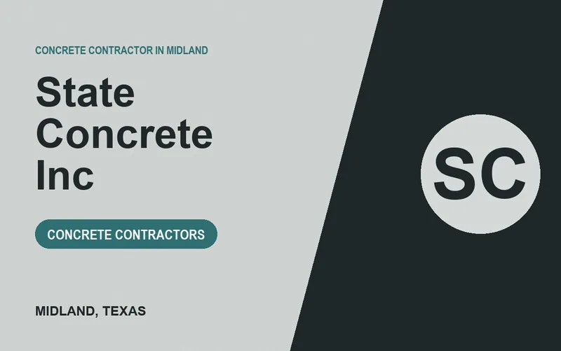 State Concrete Inc in Midland, Texas