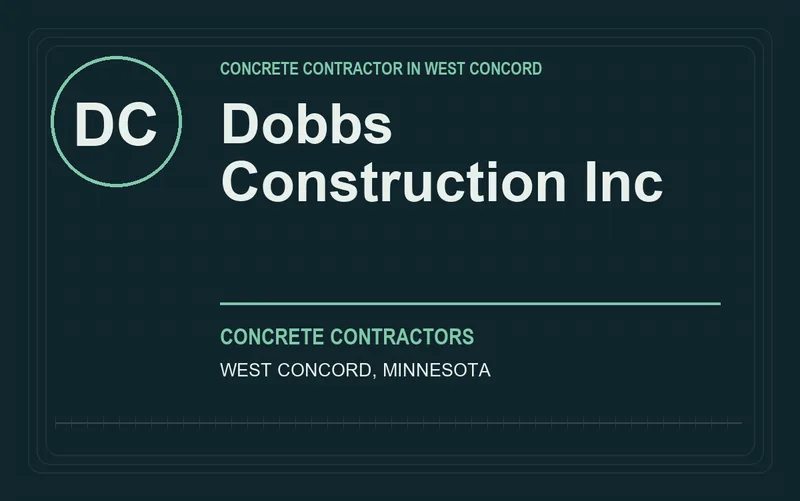 Dobbs Construction Inc in West Concord, Minnesota