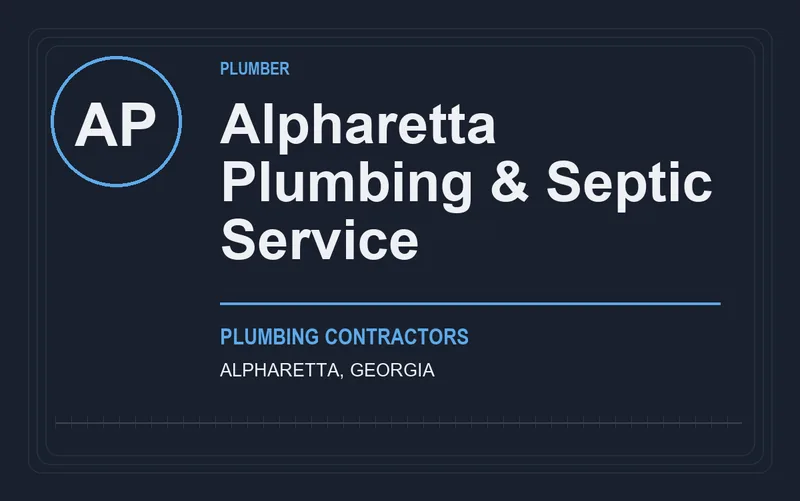 Alpharetta Plumbing & Septic Service in Alpharetta, Georgia