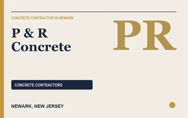 P & R Concrete in Newark, New Jersey