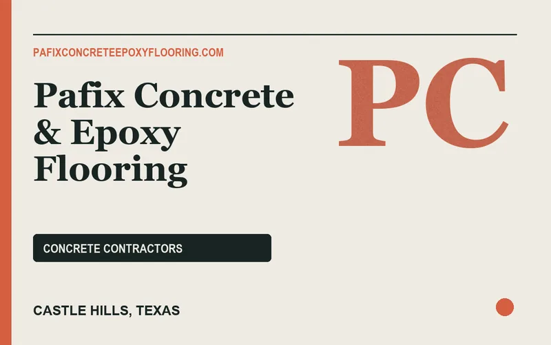 Pafix Concrete & Epoxy Flooring in Castle Hills, Texas