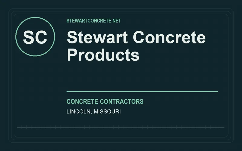 Stewart Concrete Products in Lincoln, Missouri