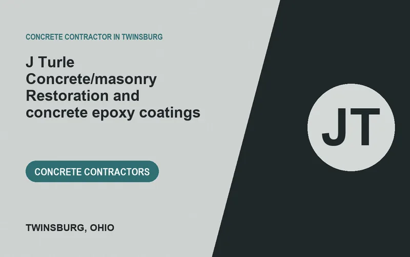 J Turle Concrete/masonry Restoration and concrete epoxy coatings in Twinsburg, Ohio
