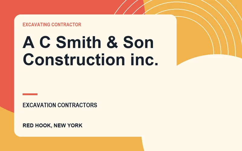 A C Smith & Son Construction inc. in Red Hook, New York