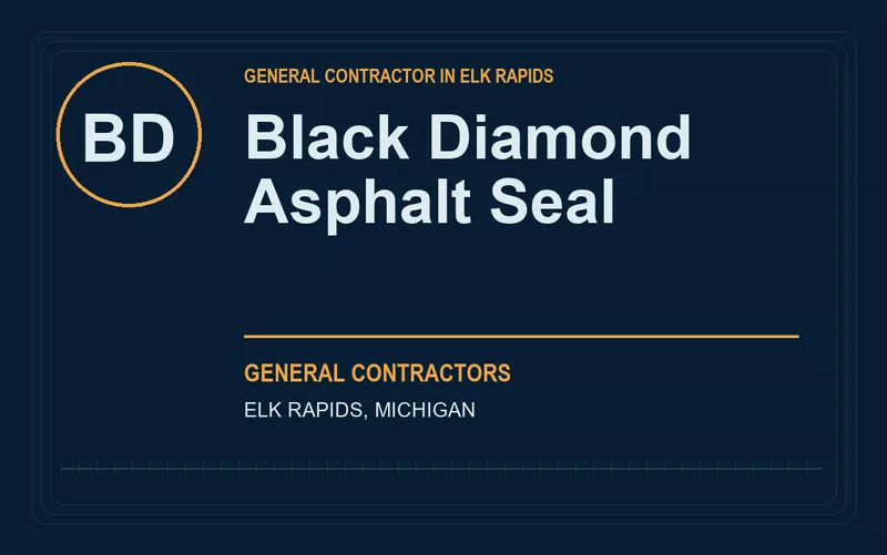 Black Diamond Asphalt Seal in Elk Rapids, Michigan