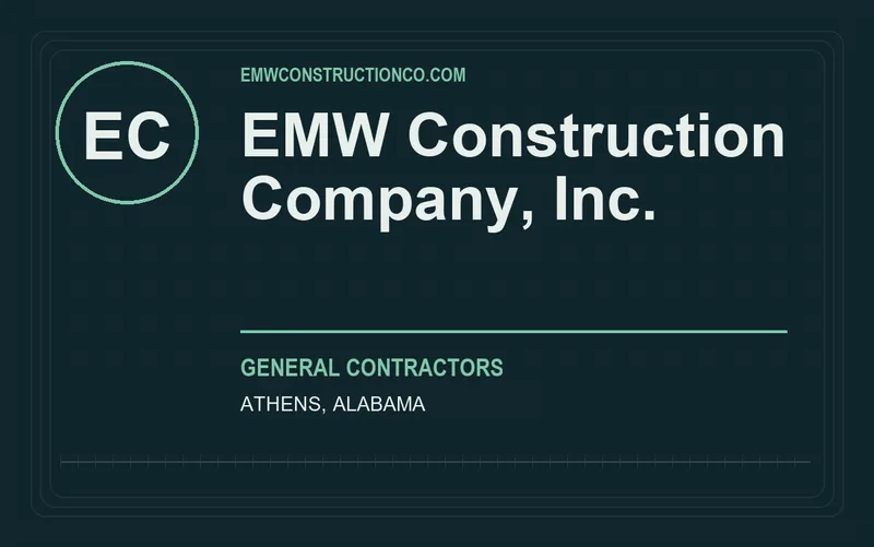 EMW Construction Company, Inc. in Athens, Alabama