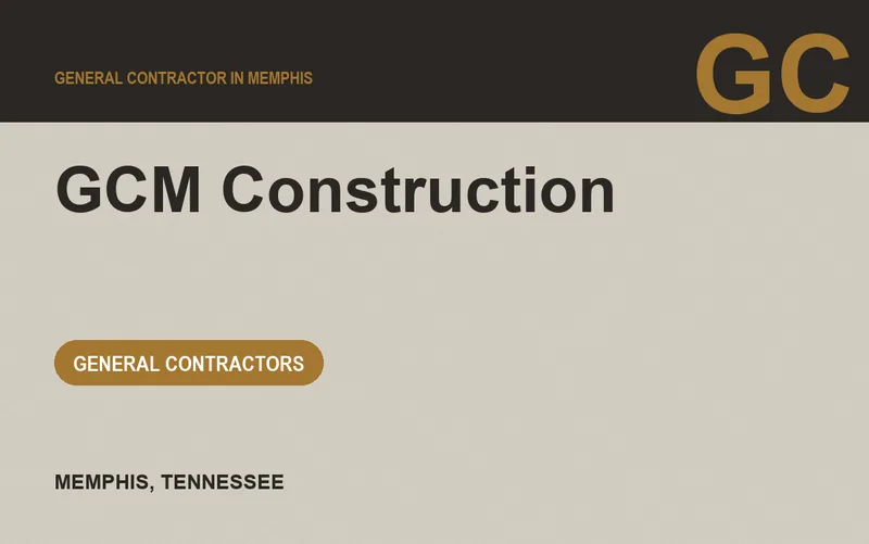 GCM Construction in Memphis, Tennessee