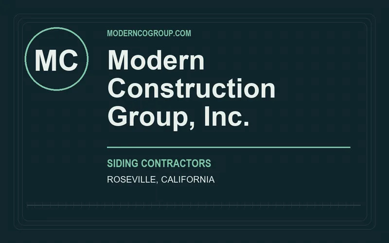 Modern Construction Group, Inc. in Roseville, California