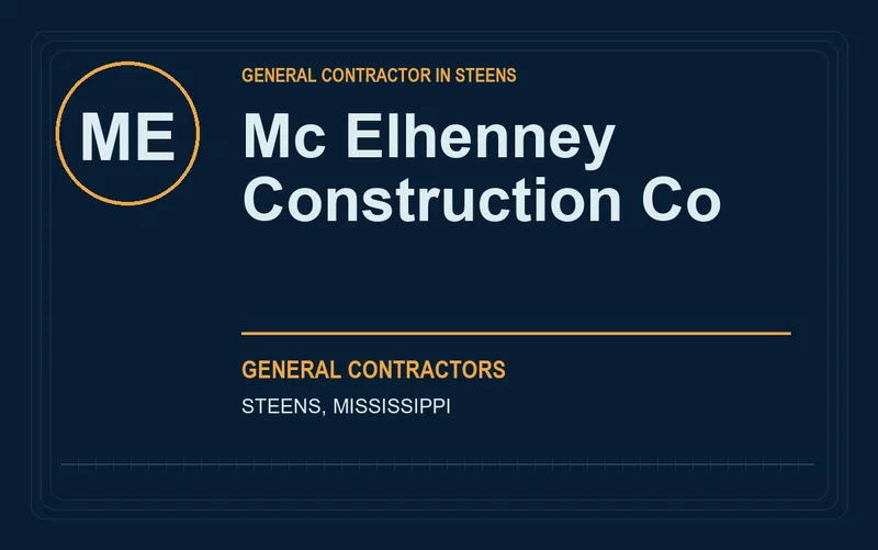 Mc Elhenney Construction Co in Steens, Mississippi