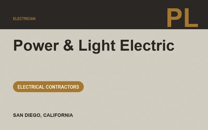 Power & Light Electric in San Diego, California
