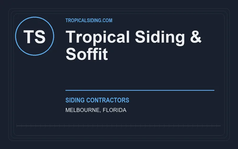 Tropical Siding & Soffit in Melbourne, Florida
