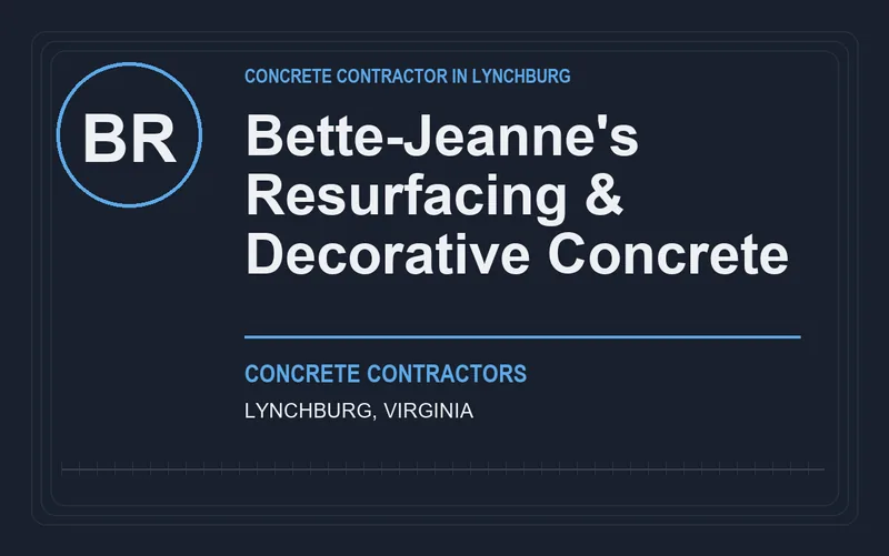 Bette-Jeanne's Resurfacing & Decorative Concrete in Lynchburg, Virginia