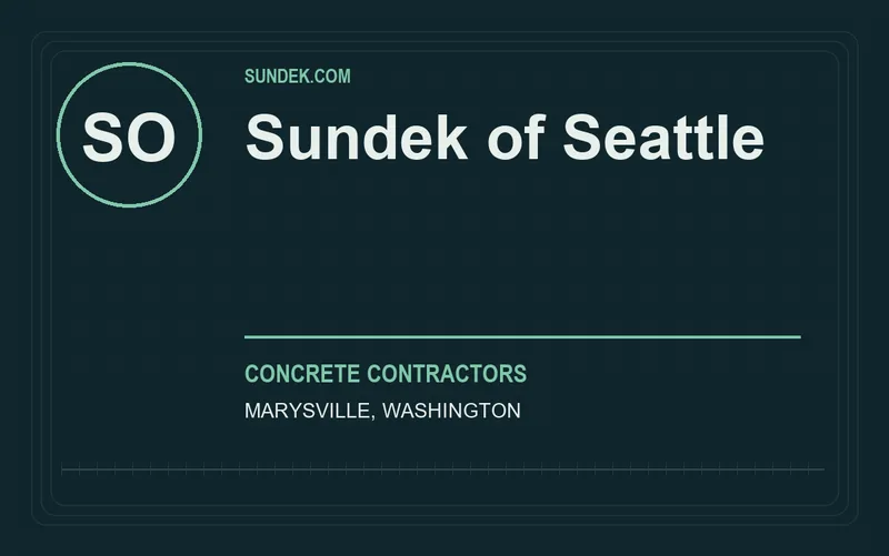Sundek of Seattle in Marysville, Washington