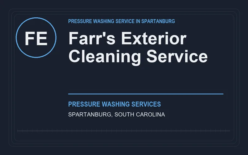 Farr's Exterior Cleaning Service in Spartanburg, South Carolina