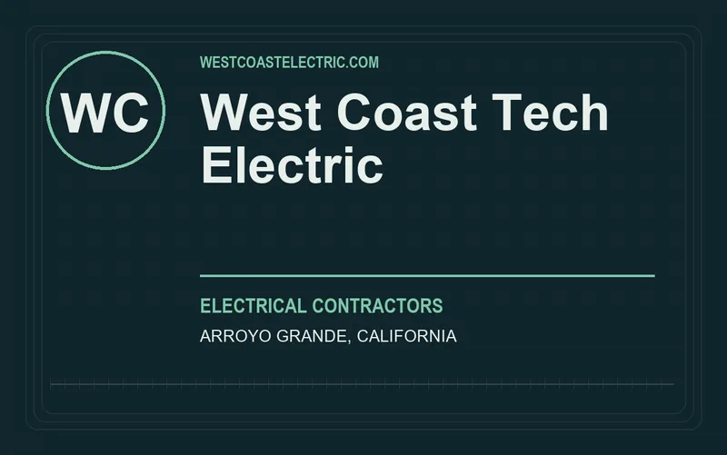 WEST COAST TECH ELECTRIC in Arroyo Grande, California