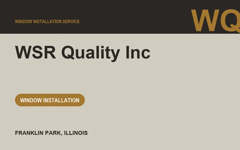 WSR Quality Inc in Franklin Park, Illinois