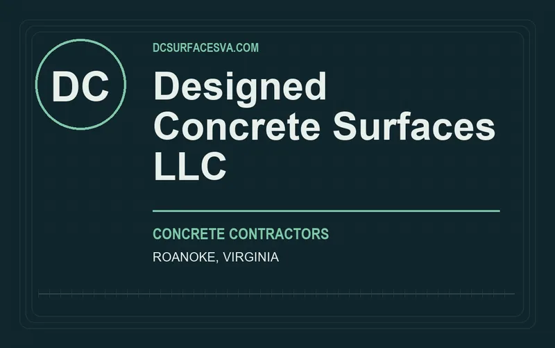 Designed Concrete Surfaces LLC in Roanoke, Virginia