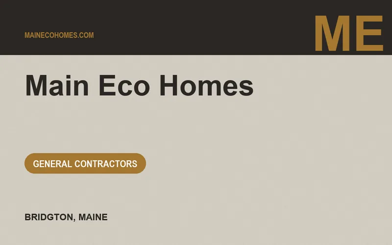 Main Eco Homes in Bridgton, Maine