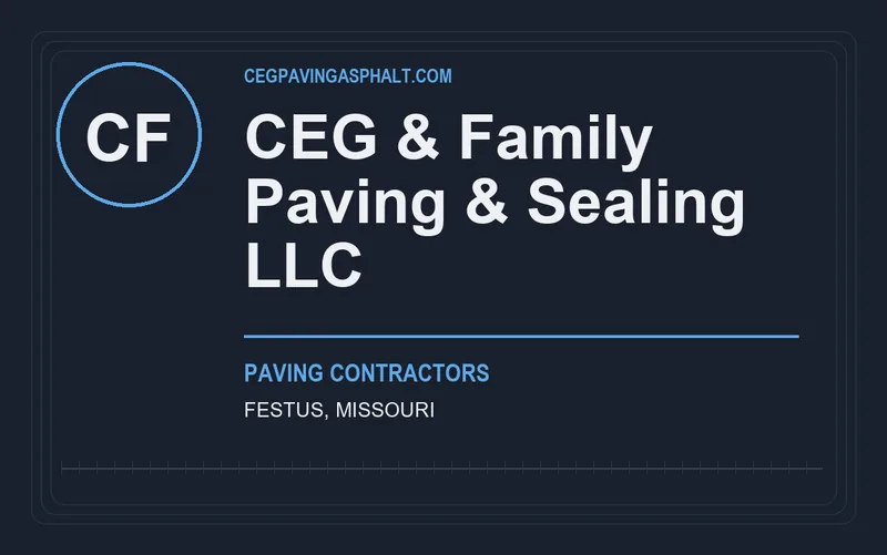 CEG & Family Paving & Sealing LLC in Festus, Missouri