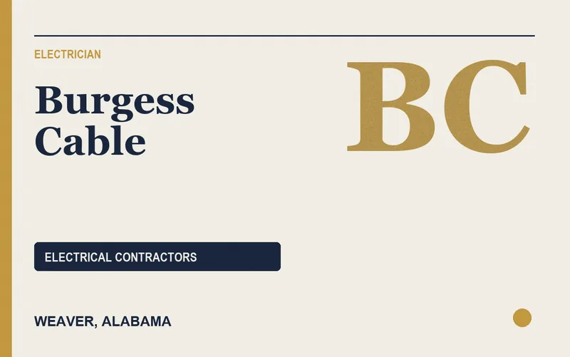 Burgess Cable in Weaver, Alabama