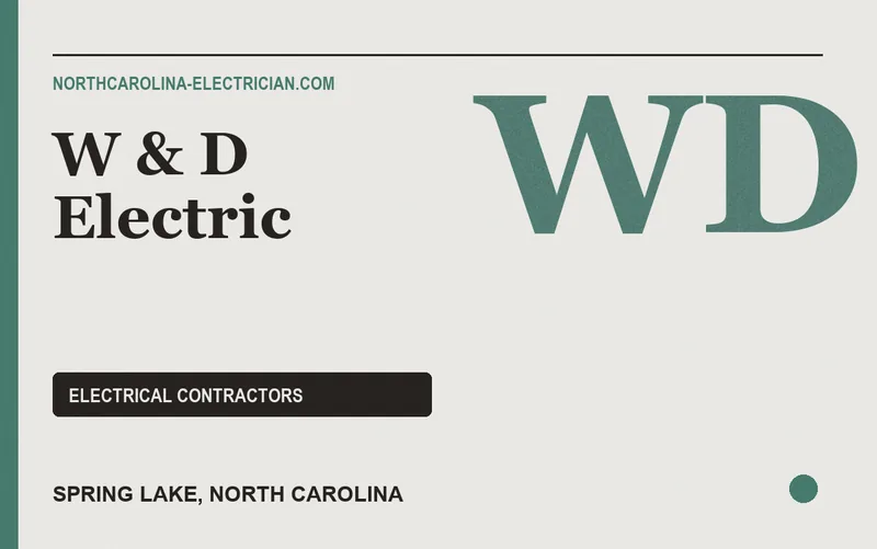 W & D Electric in Spring Lake, North Carolina