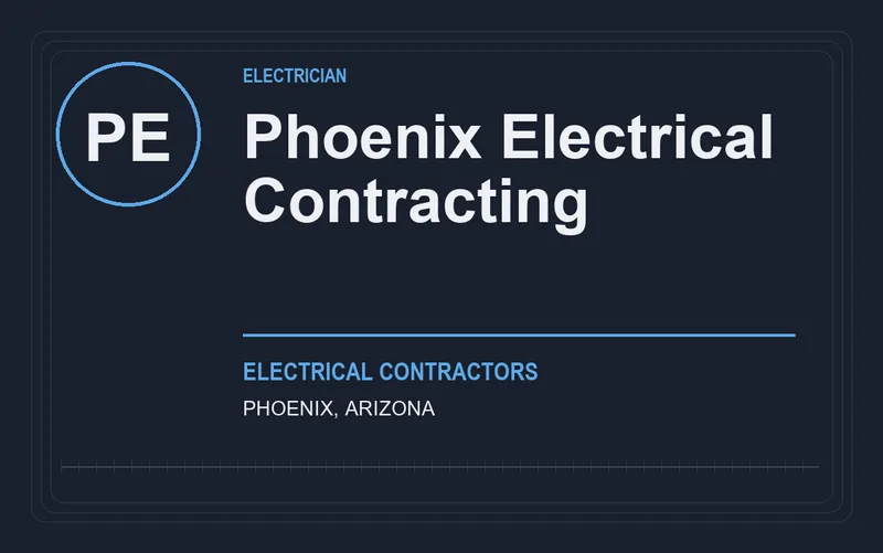 Phoenix Electrical Contracting in Phoenix, Arizona