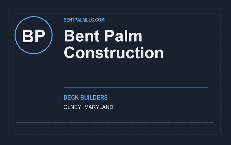 Bent Palm Construction in Olney, Maryland