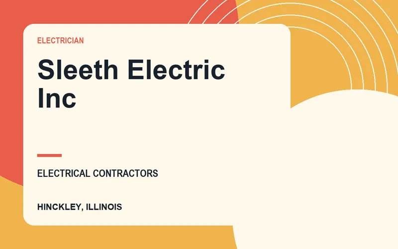 Sleeth Electric Inc in Hinckley, Illinois