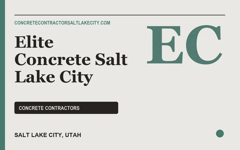 Elite Concrete Salt Lake City in Salt Lake City, Utah