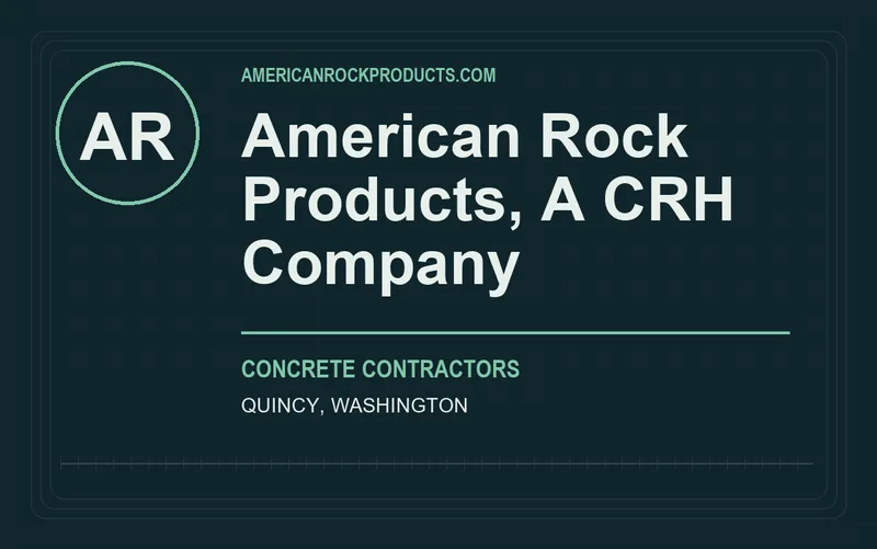 American Rock Products, A CRH Company in Quincy, Washington