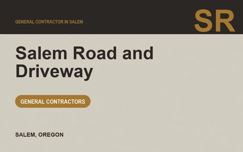 Salem Road and Driveway in Salem, Oregon