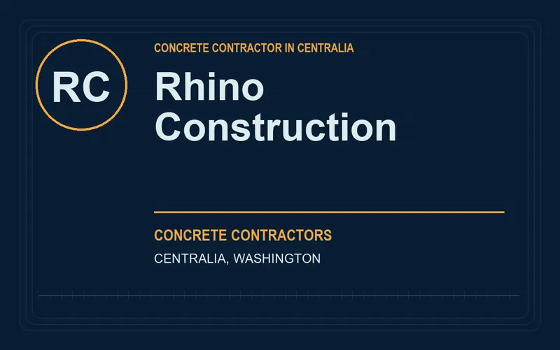 Rhino Construction in Centralia, Washington