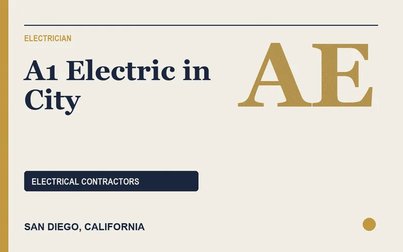 A1 Electric in City in San Diego, California