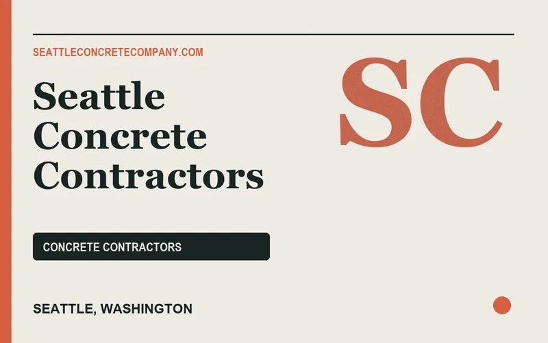 Seattle Concrete Contractors in Seattle, Washington